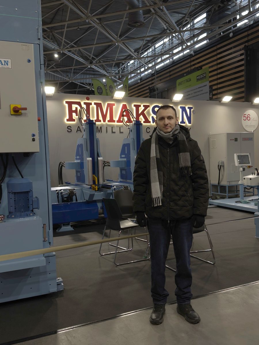Sur le stand Fimaksan au salon Eurobois 2026